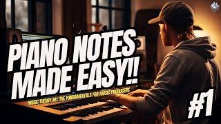 What are the piano note names? Lesson #1 - Music Theory 101
