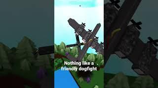 Nothing like a good ol’ dogfight. #roblox #babft #buildaboat #buildaboatfortreasure