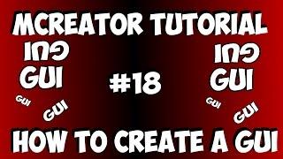 MCreator Tutorial (1.7.0) [1.10.2] #18 How To Make Custom GUI'S