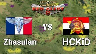 Pro France vs Pro Iraq - Zhasulan vs HCKiD on Divide and Conquer - Command & Conquer Red Alert 2