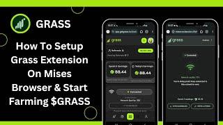 How To Set Up Grass Extension On Mises Browser & Start Farming $GRASS | GetGrass Mining