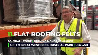 Flat Roofing Felt | Update 11 | Southall Store Coming Soon | JJ Roofing Supplies