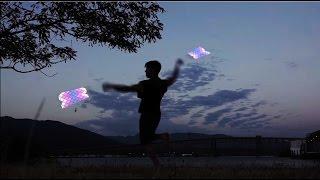 Playing with Visual Poi in the Park...