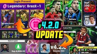 v4.2.0 Update  Exchange Ticket, Free Epics, Free Coins, New Campaigns In eFootball 2025 Mobile