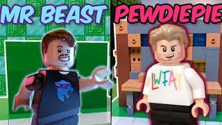 Building Popular Minecraft YouTuber Bases out of LEGO!