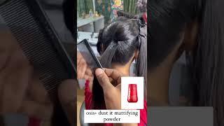 Osis dust it// volume powder// dry dust powder #hairstyle #hair #hairtransformation #fashion