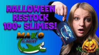 RESTOCK VIDEO!! (MAKO SLIMERY HALLOWEEN SLIME RESTOCK 2020!)