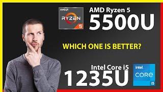 AMD Ryzen 5 5500U vs INTEL Core i5 1235U Technical Comparison