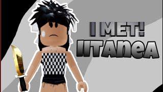 I met IITANEA | roblox || murder mystery 2!