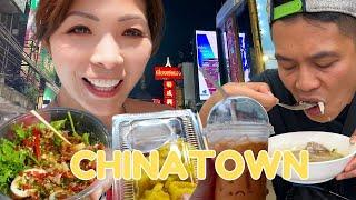 EVERYTHING WE ATE in Bangkok CHINATOWN  | STREET FOOD, WAT ARUN and more....