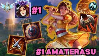 GETTING #1 AMATERASU IN RANKED!!! - GRANDMASTERS AMATERASU SOLO SMITE