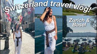 SWITZERLAND TRAVEL VLOG (2 days in Zurich & Basel) | Eurosummer Travel Diary vlog 1