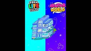 Toca Boca Ok Street High vs Avatar school Choose?  #tocaboca #tocalifeworld #avatarworld #shorts