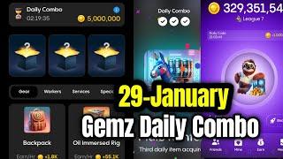 Gemz Daily Combo 29 January | Gemz Daily Code 29 January | Daily Combo Today