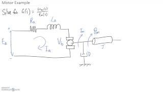 Example: Motor Transfer Function