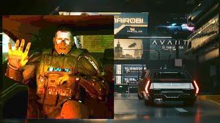 V makes Bennett's Backup Drop in Limousine / Cyberpunk 2077: Phantom Liberty