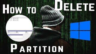 How To Delete Partition in Windows 10 (Delete Partition Windows 10)