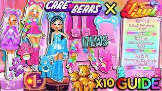 NEW Care Bears UPDATE In IT GIRL?! Cute ITEMS, QUEST Guide, & Gold Bear Locations! | ROBLOX Dress Up