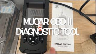 Mucar CDE900 OBD2 Vehicle Scanning Tool Review