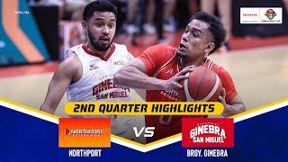 NORTHPORT vs. GINEBRA SEMIS G4 | 2ND QUARTER HIGHLIGHTS | PBA SEASON 49 COMMISSIONER’S CUP