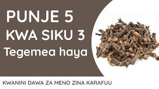 Faida za karafuu: Tumia vipande 5 kwa siku 3 mfululizo kama una matatizo haya!!!