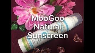 NATURAL SUNSCREEN SPF 30 REVIEW | MOOGOO SKINCARE