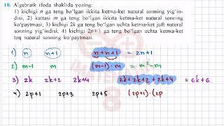 9-10-11-masala 8-sinf ALGEBRA javoblari.