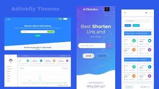 Theme For Adlinkfly 6.4.0 With Free Futures updates | New Theme for adlinkfly all version supports