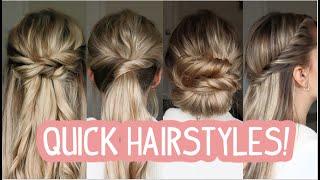 EASY LAST MINUTE HOLIDAY HAIRSTYLES FOR SHORT, MEDIUM, AND LONG HAIR!