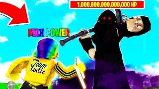 New 1B HEALTH MEGA BOSS is only defeated with THIS POWER.. (Roblox)