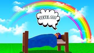 I GOT 999,999,999 SLEEP IN ROBLOX SLEEPING SIMULATOR!