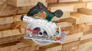 Parkside Cordless Circular Saw PHKSA 20-LI A2 Unboxing Testing