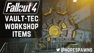 Fallout 4 Vault-Tec Workshop DLC - ALL WORKSHOP ITEMS