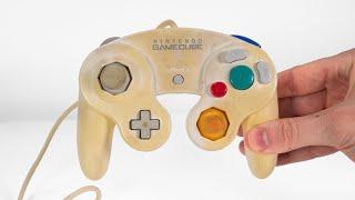 Broken & Yellowed Nintendo GameCube Controller Restoration - Retro Console Repair