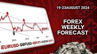 Weekly Forex Forecast for 19 to 23 August 2024(EURUSD,GBPUSD,GBPJPY, AUDUSD,USDJPY)#forex