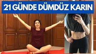 EN ETKİLİ GÖBEK ERİTME EGZERSİZLERİ I 21 GÜNDE  -6 CM BEL İNCELTME VE KARIN KASI