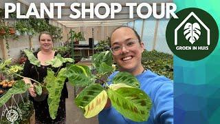 Plant shop tour - greenhouse and behind the scenes of groeninhuis | Plant with Roos