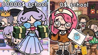 10000$ School vs 0$ School | Toca Boca World | Toca Jenni