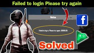 Bgmi failed to login please try again (9999.10) Solved