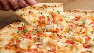 Chicken Alfredo Pizza