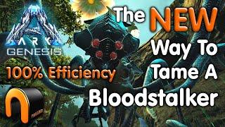 ARK Genesis NEW WAY To Tame A Bloodstalker 100% Efficiency!