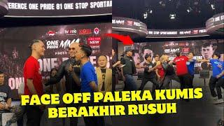 RUSUH Face Off Paleka dan Kaisar Kumis Berakhir Rusuh! Nyaris Baku Hantam di Atas Panggung Face off