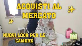 ACQUISTI AL MERCATONUOVI LOOK PER LE CAMERE#shopping #haul #cleaning