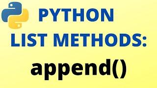 Python append() List Method - TUTORIAL