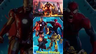 Avengers Dr. Strange  Hulk Smash  Spiderman  Ironman Transformation Dance #coffindance #tileshop