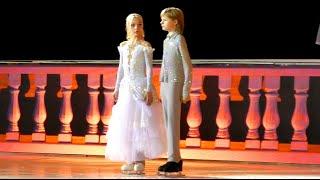 Brilliant kids! Elena Kostyleva and Alexander Plushenko in the show "Sleeping Beauty"