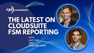 The Latest on Infor CloudSuite FSM Reporting