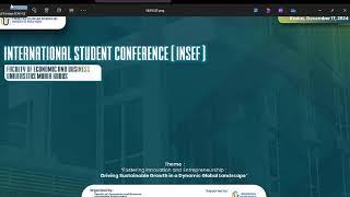 INTERNATIONAL STUDENT CONFERENCE - INSEF