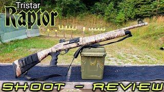Tristar Raptor ATAC Tactical 12 Gauge Shotgun Review & Shoot Semi Auto