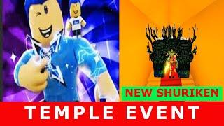 * FREE SHURIKEN * [TEMPLE EVENT] Shuriken Tapping ROBLOX